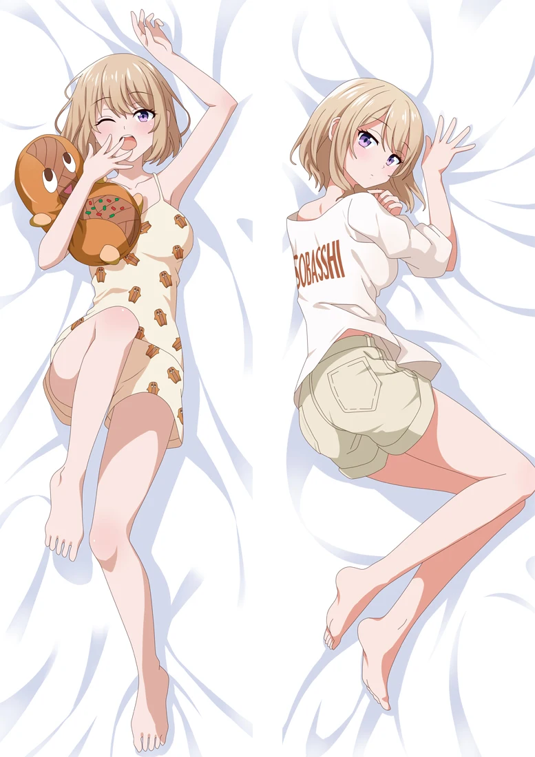 Anime Decor Pillow Case A Couple of Cuckoos Umino Sachi Dakimakura Waifu Pillowcase 2-Side Print Hugging Body Cushion Cover