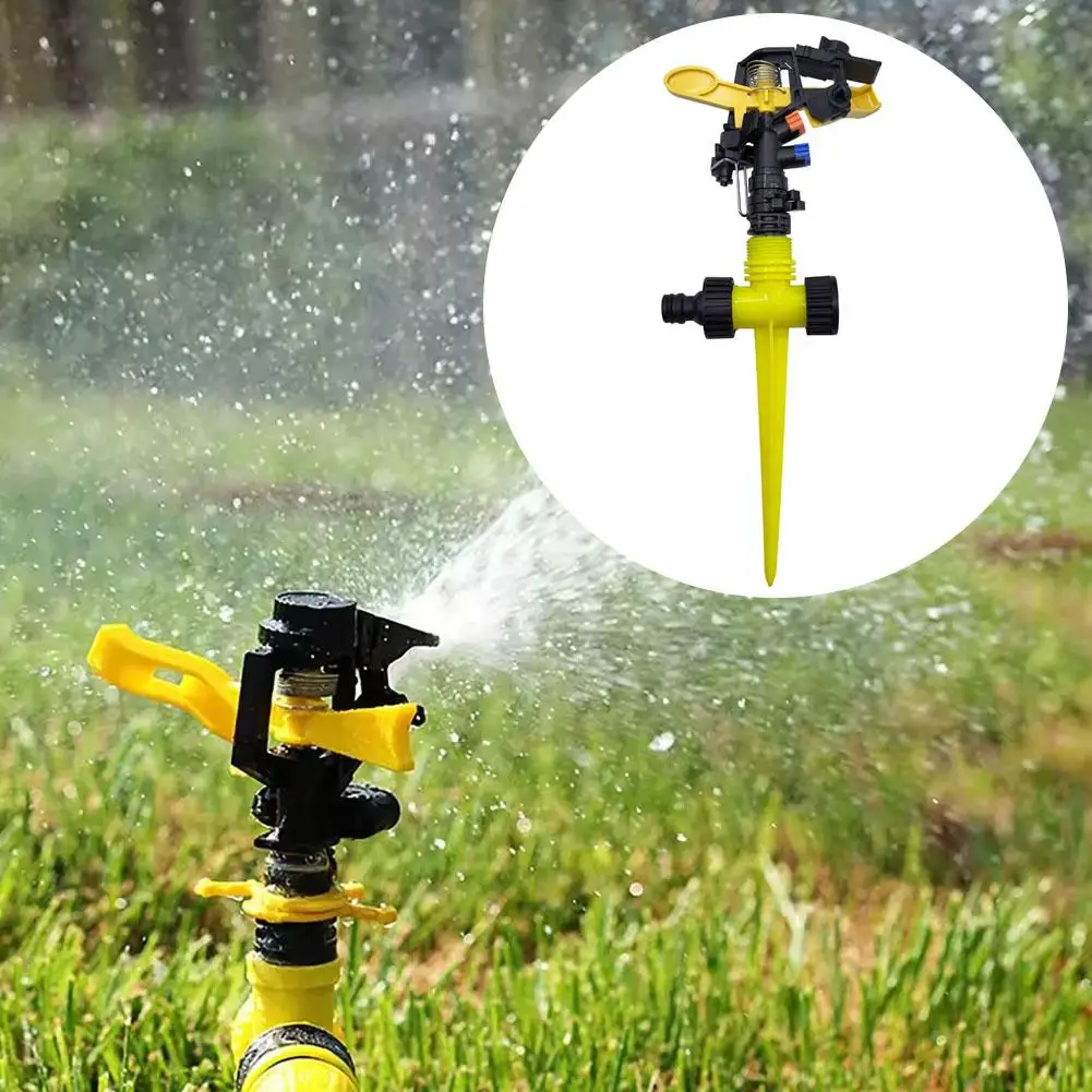 Arroseur à double trou pour système d'irrigation de jardin et pelouse, grande couverture, accessoires d'irrigation