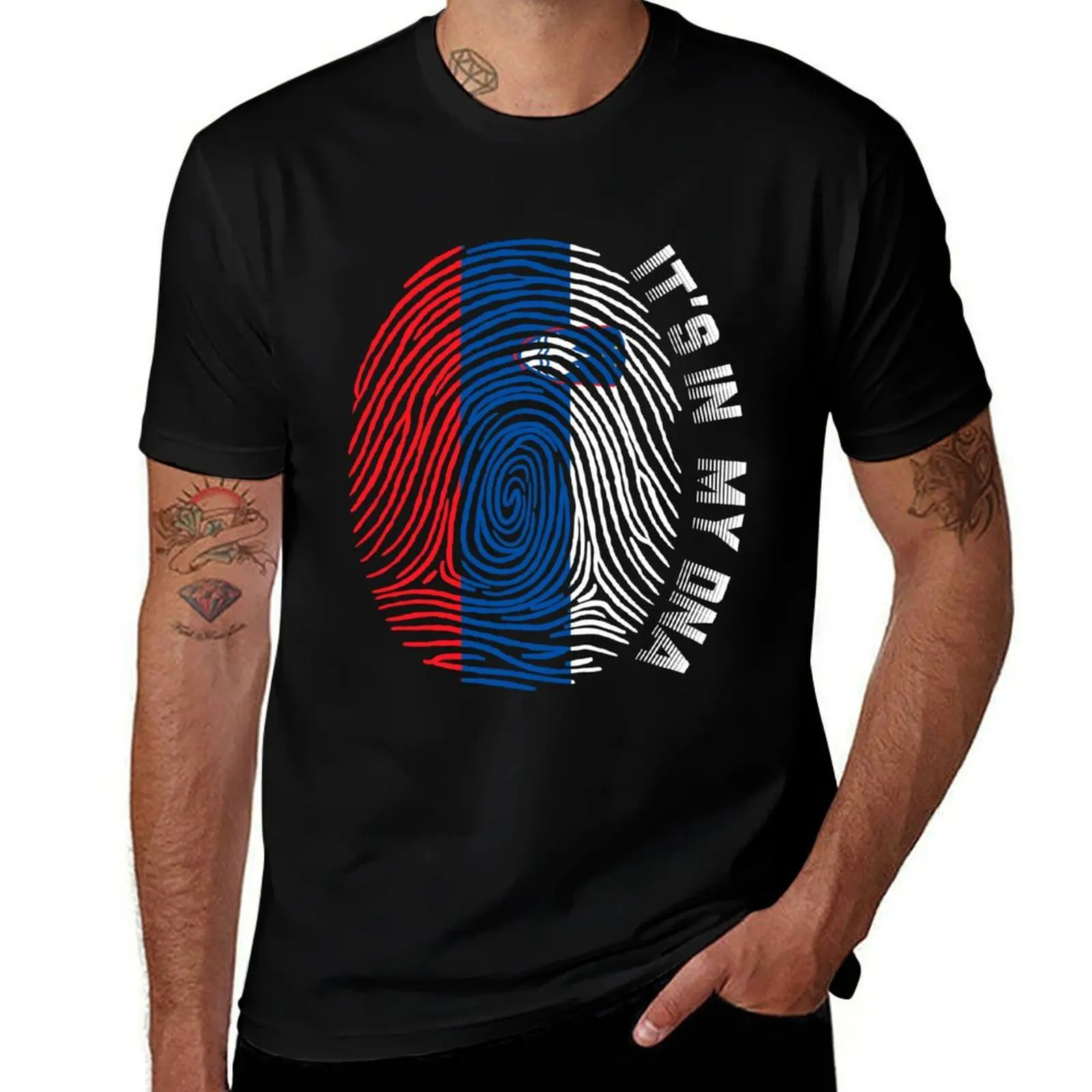 Dna Slovenia, è Nel Mio Dna, Radici Della Bandiera Slovena, Regalo Slovenia, Regalo Sloveno, Regali Per L'orgoglio Sloveno, T-Shirt Con Bandiera Slovenia