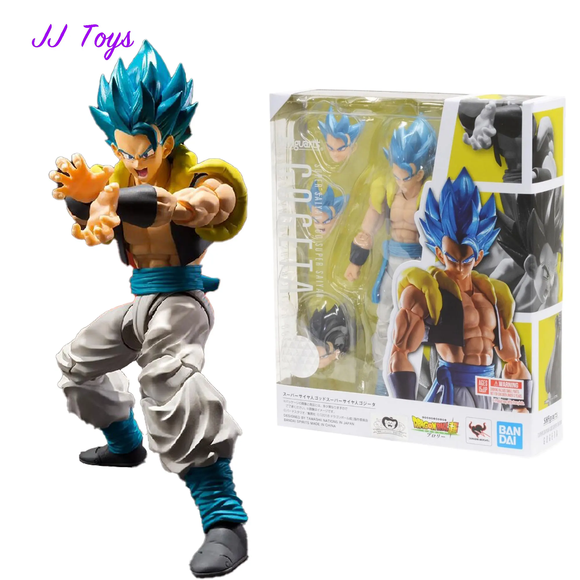 

15cm Dragon Ball Anime Figures Gogeta Action Figure Statue Model Doll Collection Toys Gifts