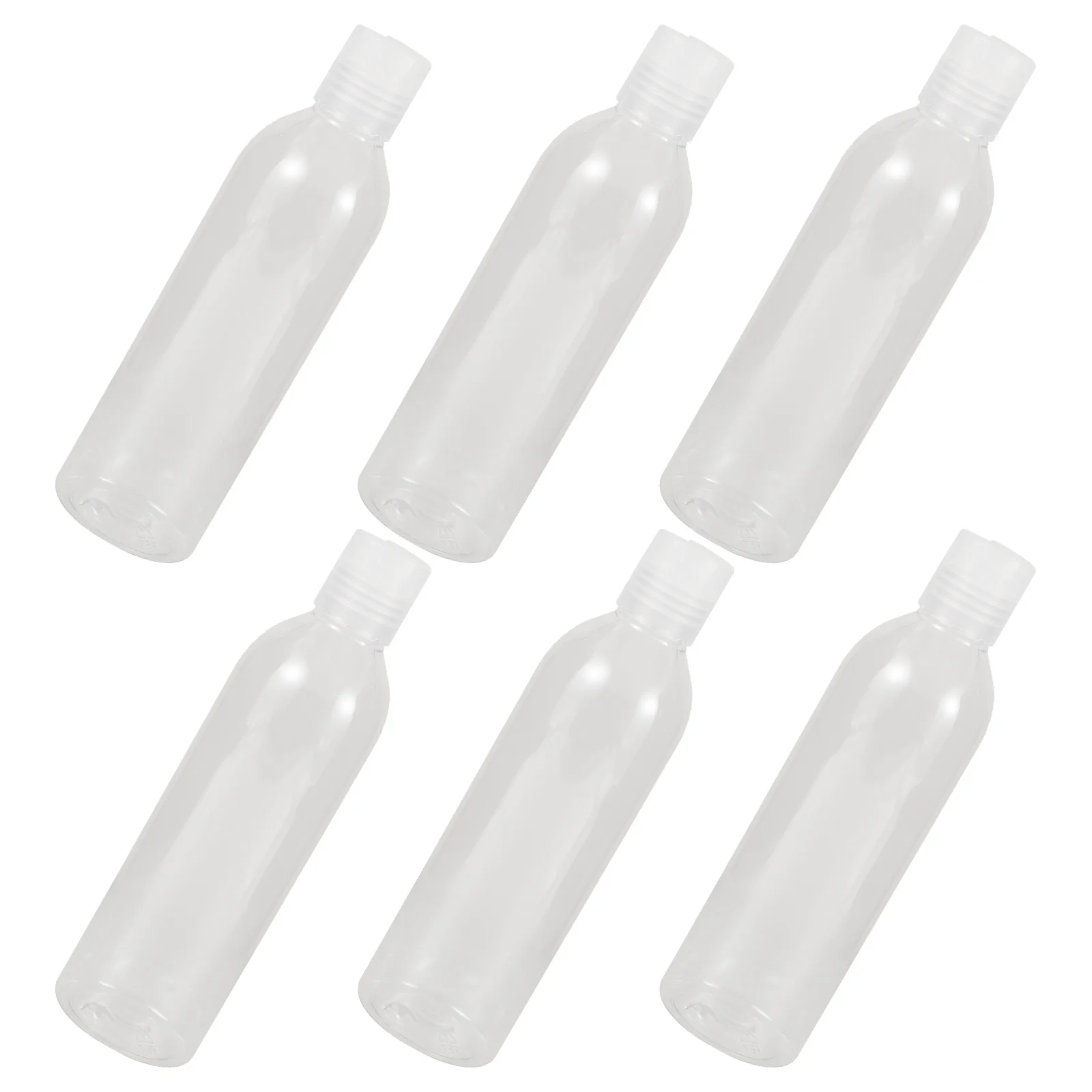 6 stücke 250 ml Reise Flaschen Tragbare Shampoo Dispenser Leere Lotion Flasche Nachfüllbare Behälter Für Outdoor Reise