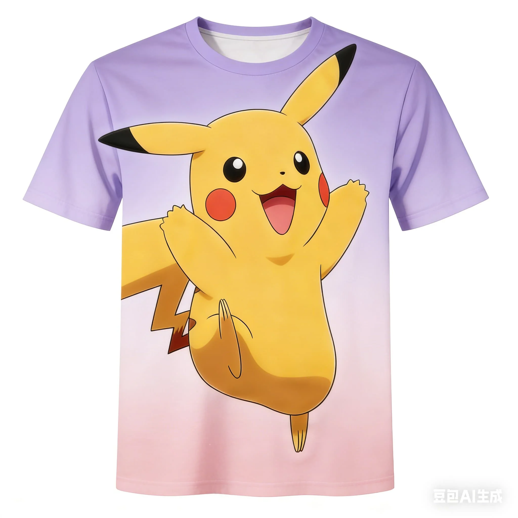 Neue 26 Sommer Japanische Anime Pikachu 3D Schnelltrocknende T-Shirts, Übergrößen Herrenbekleidung Kinderbekleidung Geschenk Familien-Partnerlook