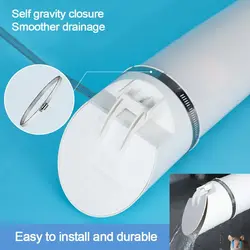 Outdoor Balcony Drainage Pipe Anti Odor Floor Drains Insect-proof Roof Cover Rain Pipe Cap Strainer Plug Household Bathroom
