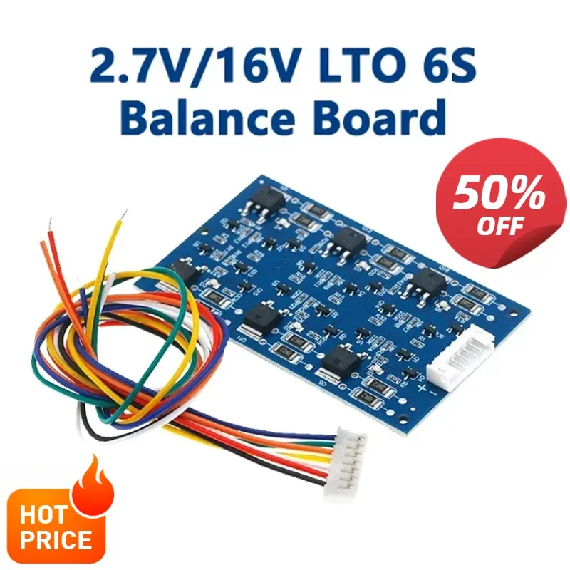 SUYIJIA 2.7V/16V LTO 6S Balance Board Equalization Circuit Lithium Titanate Battery/Super Farad Capacitor Protection Board