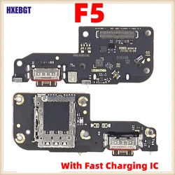 For Xiaomi Poco F5 USB Charging Port Flex Cable With Fast Charging IC 67W USB Charger Plug Dock Connector Parts