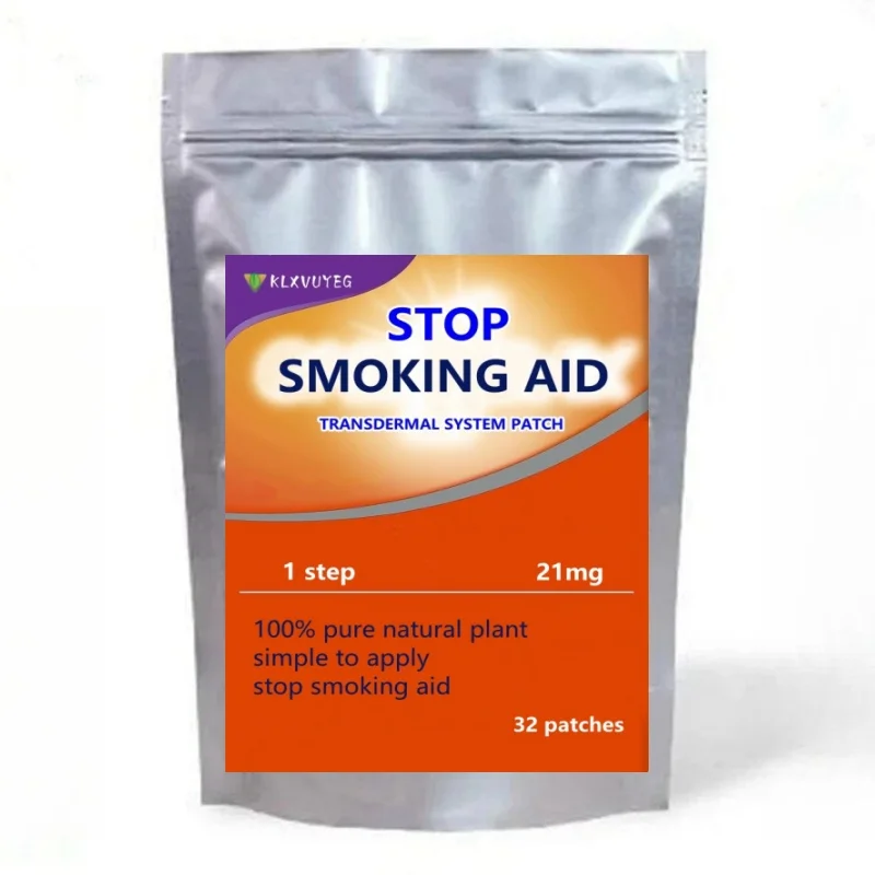 Stop Smoking Transdermal Patches 21 Mg Quit Patches, Easy and Effective Stop Smoking Aid 32 Patches One Month Supply