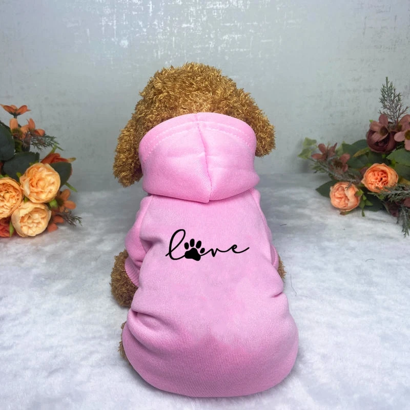 Winter Pet Dog Clothes Dogs Hoodies Fleece Warm Sweatshirt Small Medium Large Dogs Jacket Clothing Pet Costume Dogs Clothes