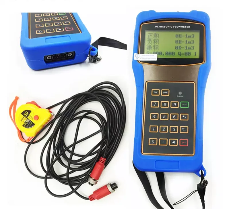 Clamp-on Liquid Portable Ultrasonic Flow Meter Handheld Ultrasonic Flow Sensor