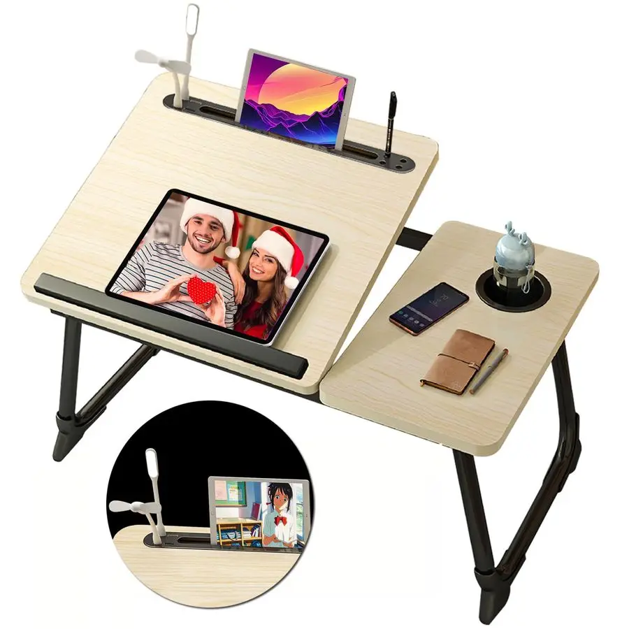 

Стол для кровати, поднос для ноутбука, складная подставка для ноутбука, регулируемый стол для ноутбука, портативный поднос для ноутбука, планшет