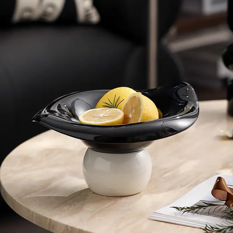 

Coffee table household ornament high value dry fruit basket high-end light luxury good-looking high-end