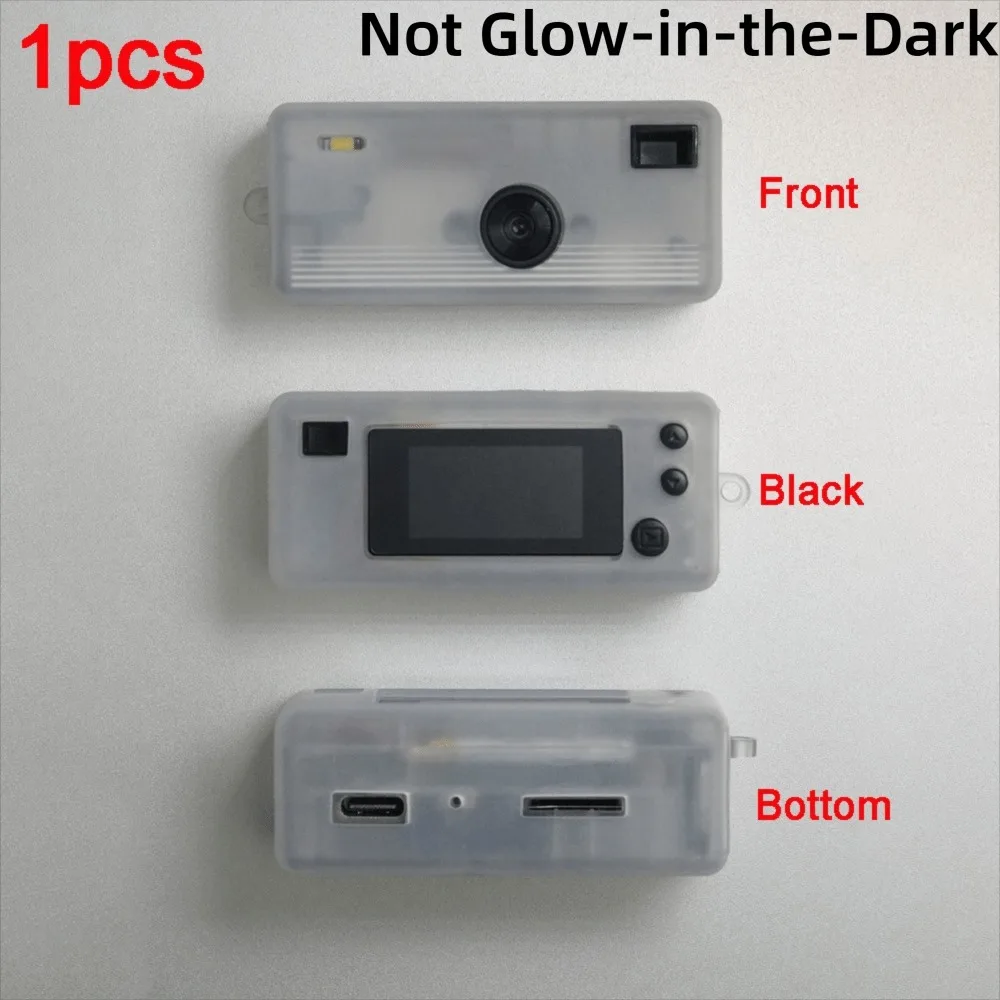 Soft Silicone Protective Cover Transparent Matte Protective Shell Luminous Protective Case for Kodak Charmera Camera