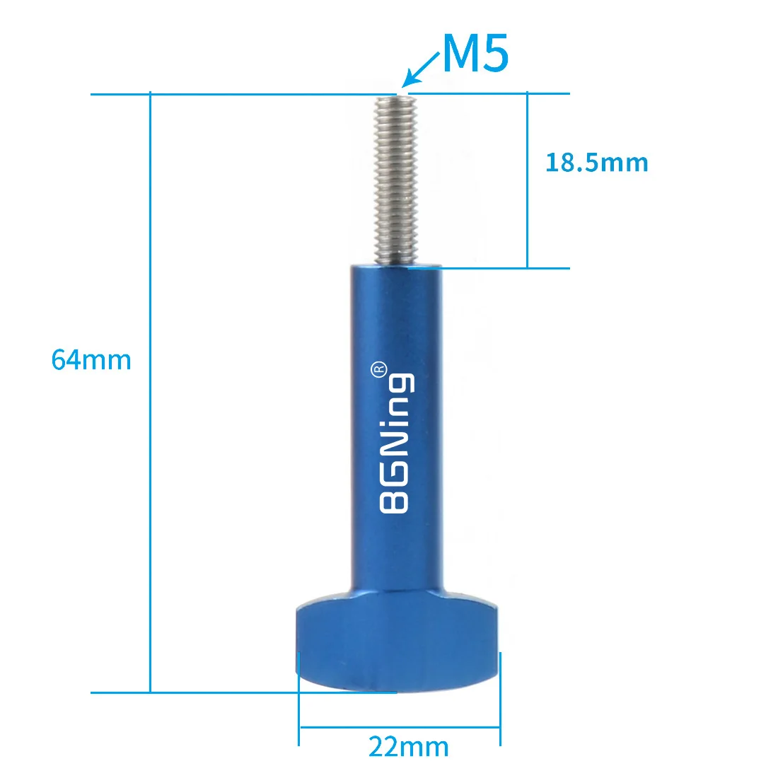 M5 Gewindebolzen Edelstahl Aluminiumlegierung T Handfest Schraube Klemmknopf Manuelle Griffschraube für Gopro 13 Für Insta360 – Detail 38