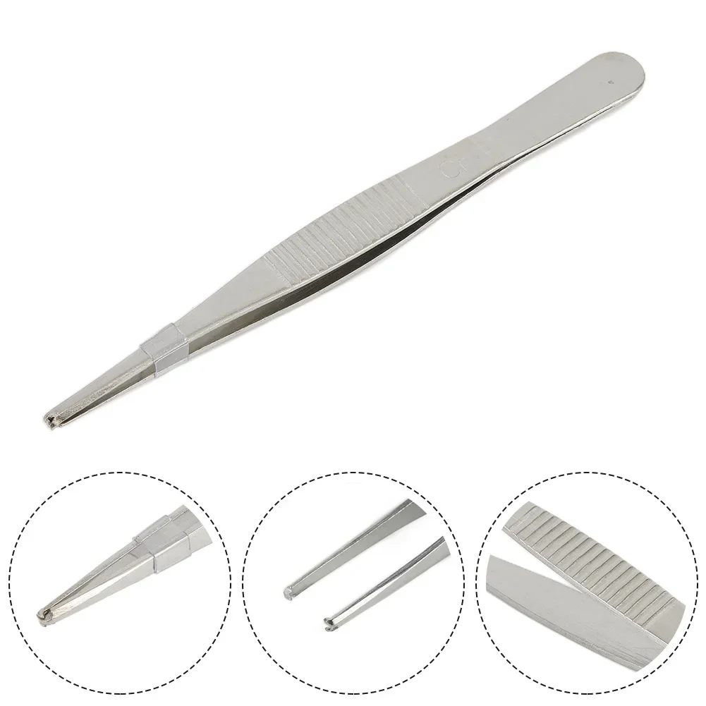 Special Toothed Tweezers 1 Pcs Silver Suturing 1 Pcs 125mm / 5Inch Hold Tissue During Hot Sales Manipulate Needles