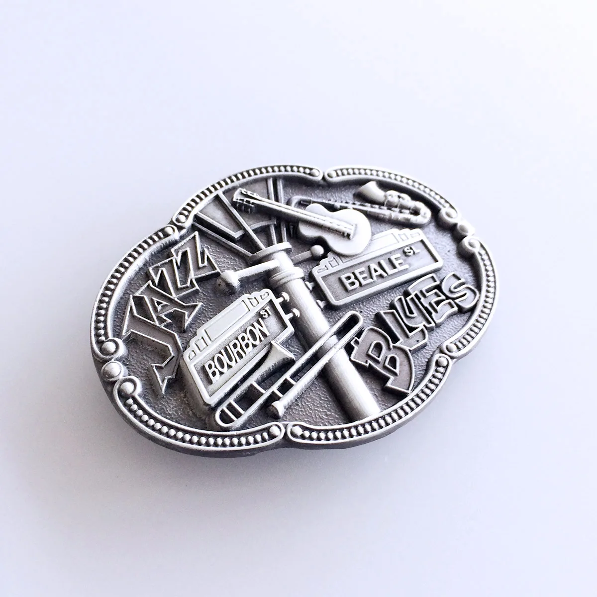 Vintage Jazz Blues Country Music Belt Buckle BUCKLE-MU070AS