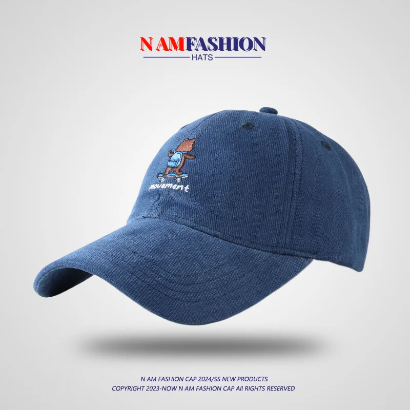 

retro embroidered baseball cap women's spring summer fashion casual versatile couple cap