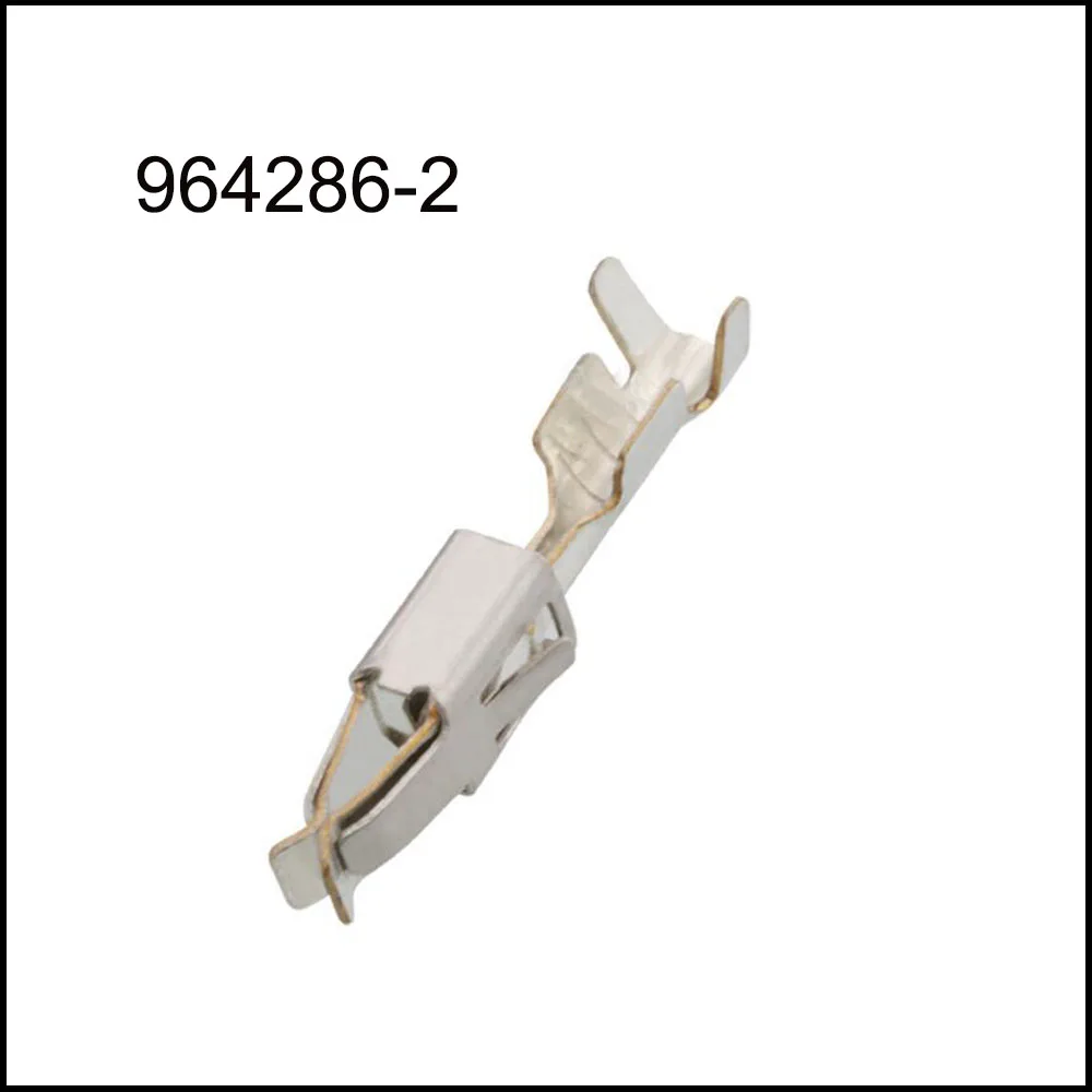 100 buah 964286-2 konektor Terminal kuningan pin tahan air harness soket kabel terminal