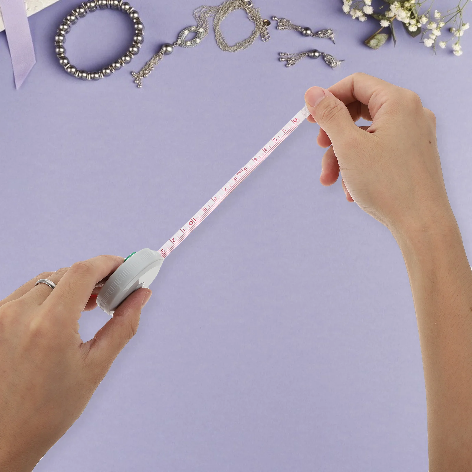 

5Pcs Cartoon Tape Measure Bright Color Creative Design Scale Portable Body Measurement Tape Convenient Carry