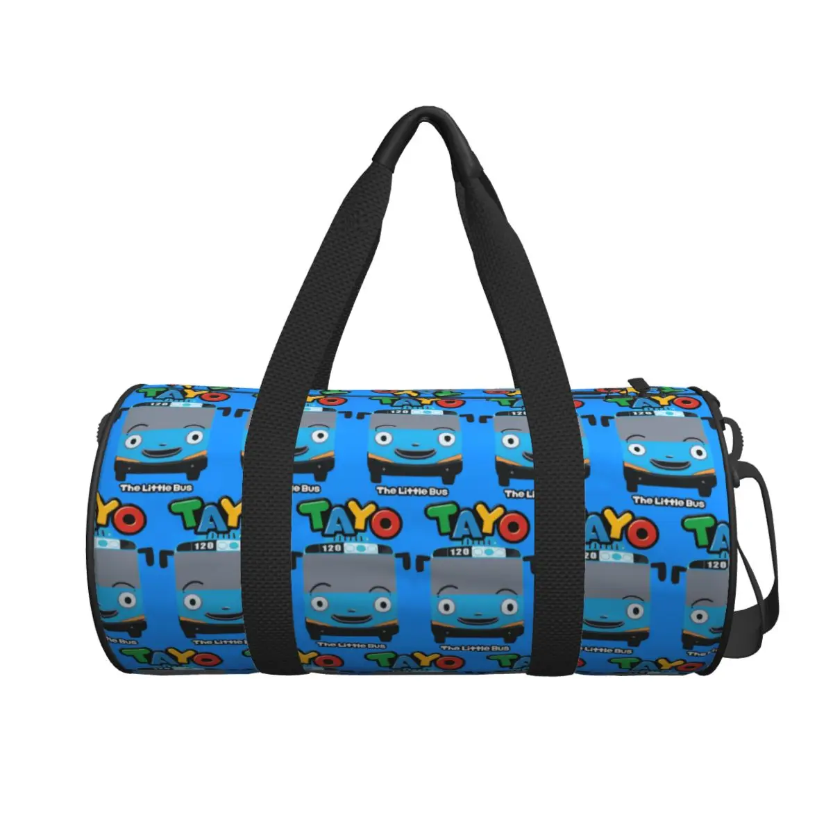 Tayo The Little Bus Large Duffle Gym Bag Multi-Functional Duffle Travel Bags Handbags Fitness bag