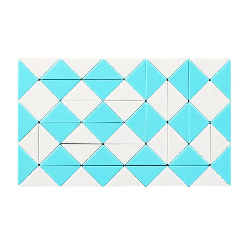 QIYI  Diy 60 Segments Magic Snake Speed Cubes Educational Magic Ruler Toys for Children Birthday Gifts Be Creative