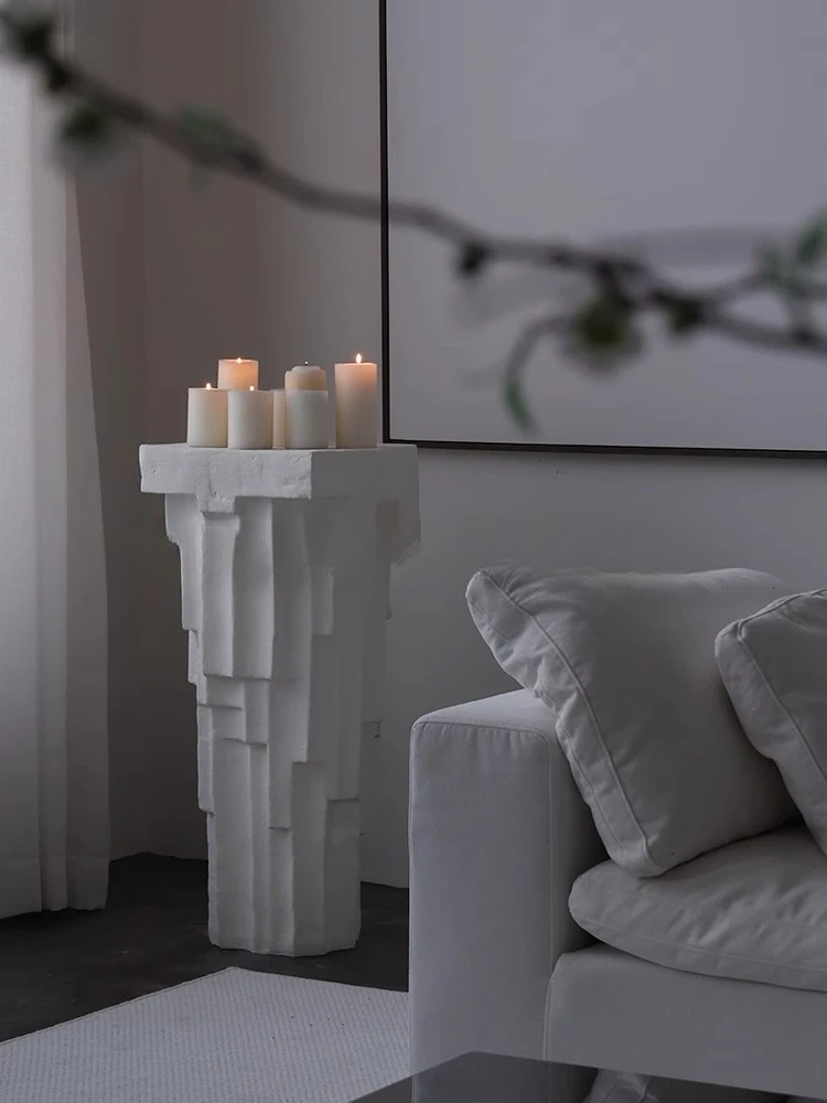 

Стол для французской средневековой скульптуры, основа из стекловолокна, пирс, узкий вход, украшение для пола в стиле ретро