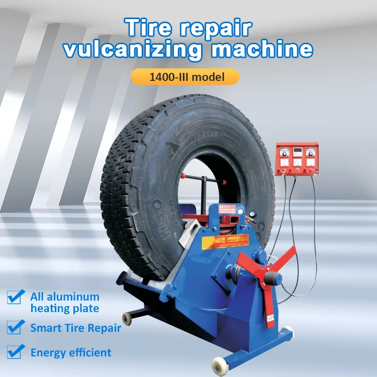 1400-III  All-aluminum heating plate saving 40% of electricity  vulcanization machine for car tire repair tool