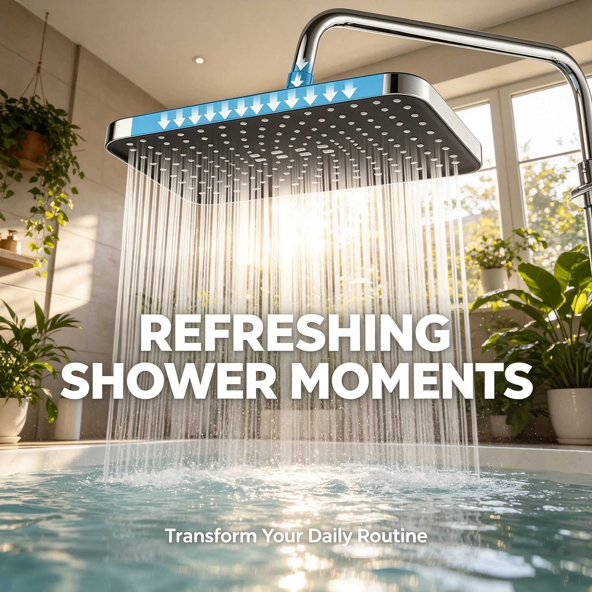 Extra Large 300mm Square Rain Shower Head Set Black Multi-function Overhead Sprayer Handheld Combo for Home Apartment Bathrooms