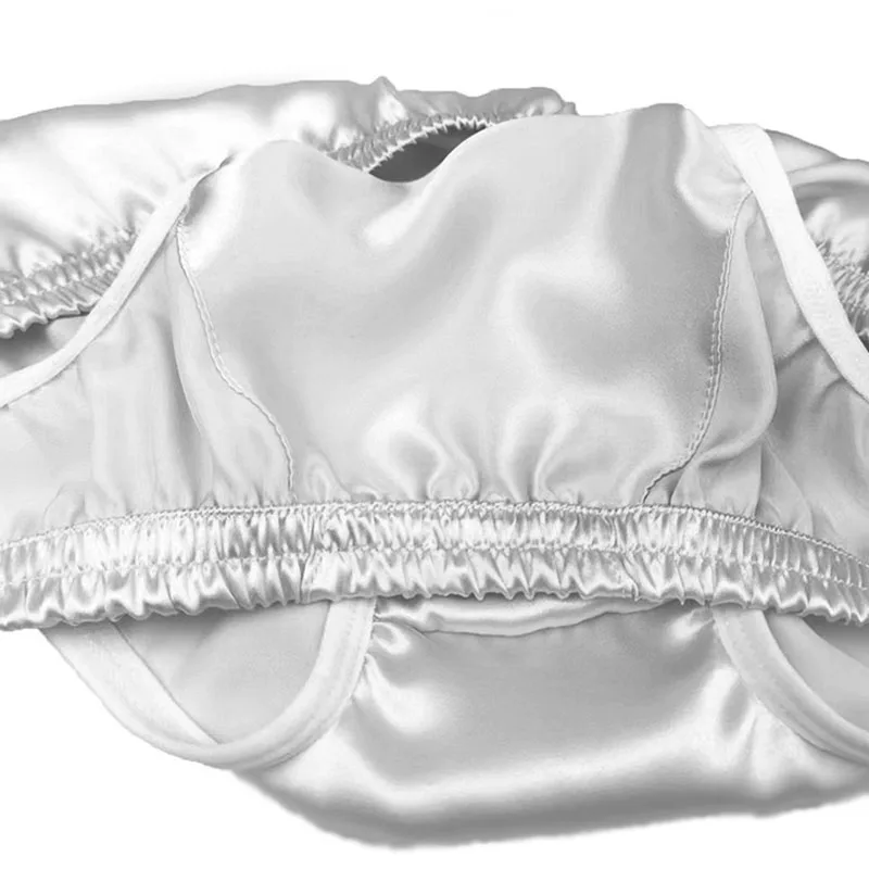 Large Size Men's Sexy 100% Mulberry Silk Briefs Low waist Soft Skin-friendly And Silky Panties High-grade Silk Panty Underwear