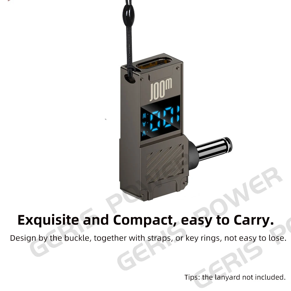 ​ PD100W Type-C-DC 플러그 변환기 USB C-노트북 충전 어댑터 Lenovo Asus HP Dell Samsung 용 전원 충전기 커넥터 팁