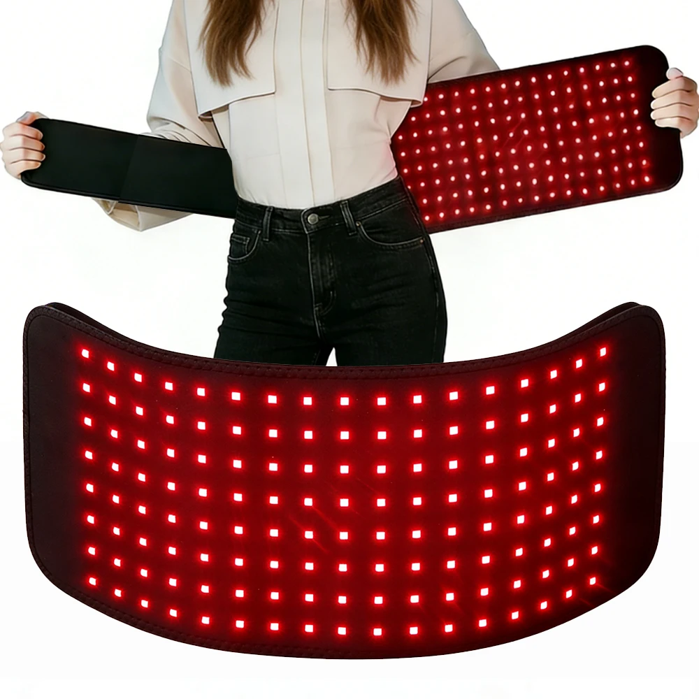3in1-led赤外線ライトセラピーボディパッド、背中、肩、腰用ウェアラブルラップ、660-850nm赤外線ライト、減量デバイス