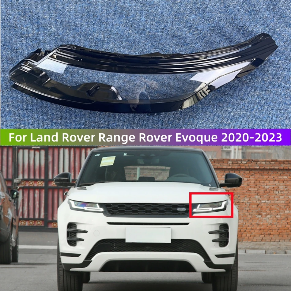 

For Land Rover Range Rover Evoque 2020 2021 2022 2023 Accessories Transparent PC Material Front Lamp Cover