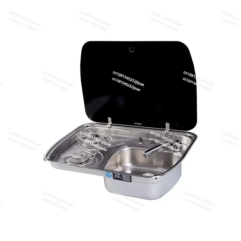 Camper Sink Glass Cover Yacht Gas Stove Trailer Camper RV Gas Stove & Trailer Accessories
