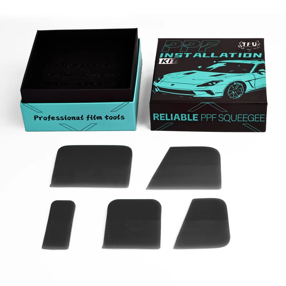 

KUNAISI 5 шт. PPF набор скребок в подарочной упаковке-профессиональная виниловая пленка с защитой от царапин, скребок для тонировки автомобильной пленки и инструменты для чистки стекла