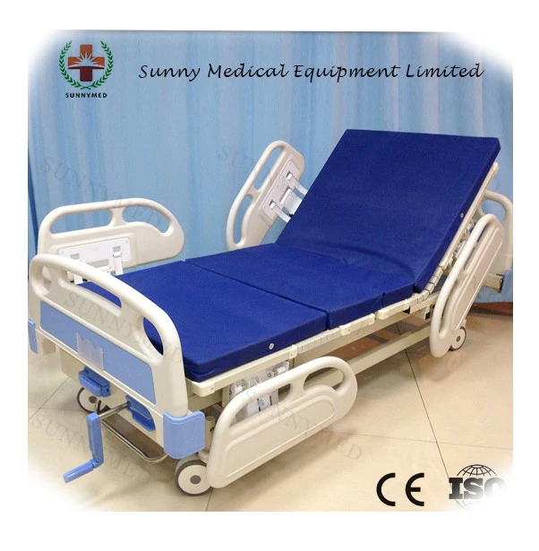 SY-R006 Guangzhou medical treatment bed hospital cheap adjustable manual bed