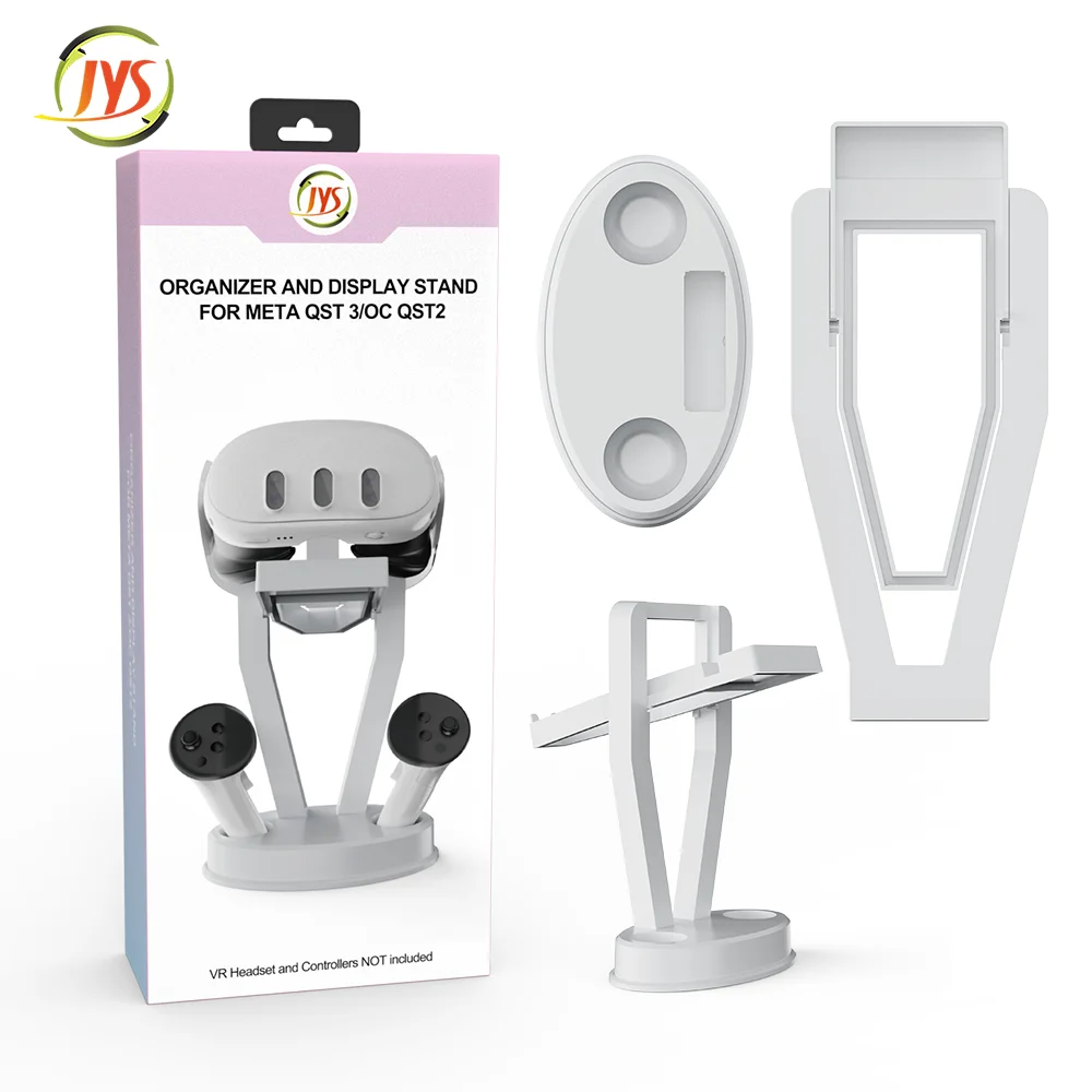 Headset Holder Accessories For Quest3 Stand Display Holder Mount Station Space Saving for Meta Quest2 Accessories