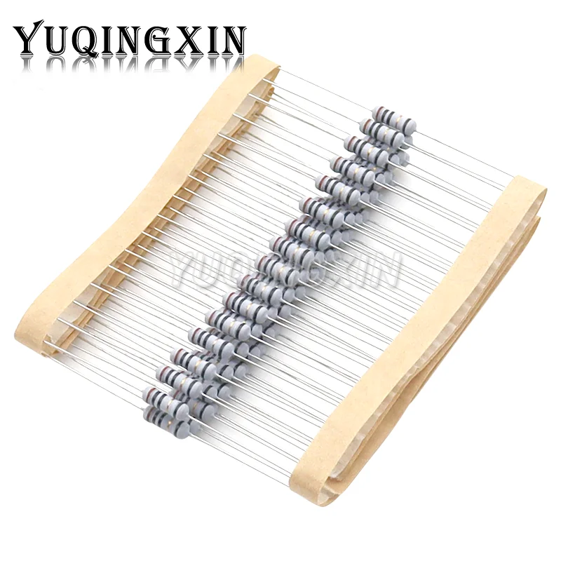 20pcs 1/2W 5% 0.5W Wire Wound Resistor Fuse Winding Resistance 0.1R 0.1 0.15 0.22 0.33 0.5 1 2.2 4.7 6.8 10 22 47 68 100 220 ohm