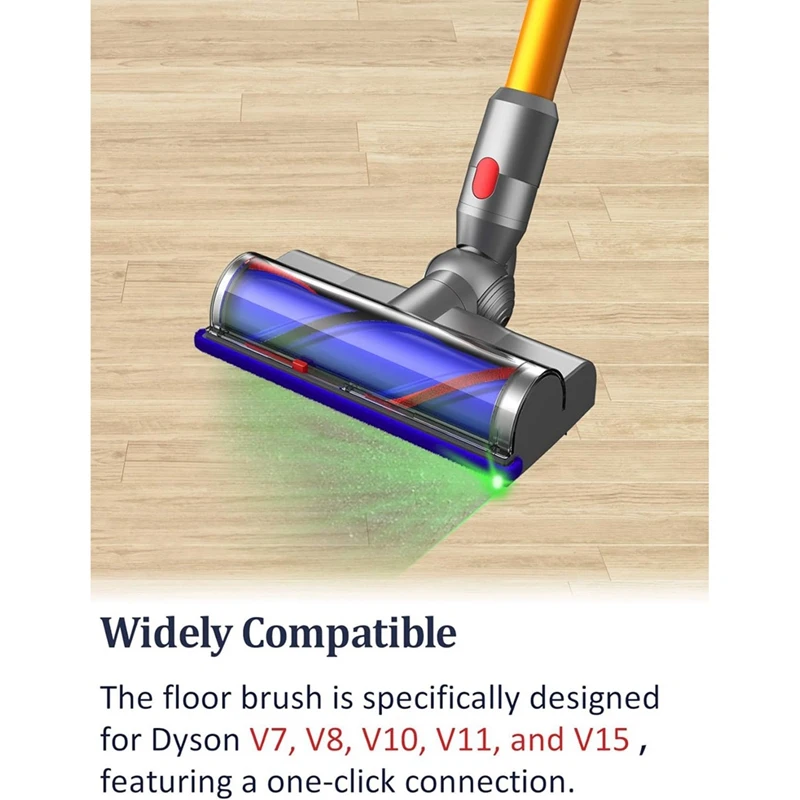 X16A 2025 NIEUW-Voor Dyson V7 V8 V10 V11 V15 Vacuüm Vervanging Direct Drive Hoofd Met Stof Detecteren voor Hardhouten Vloeren