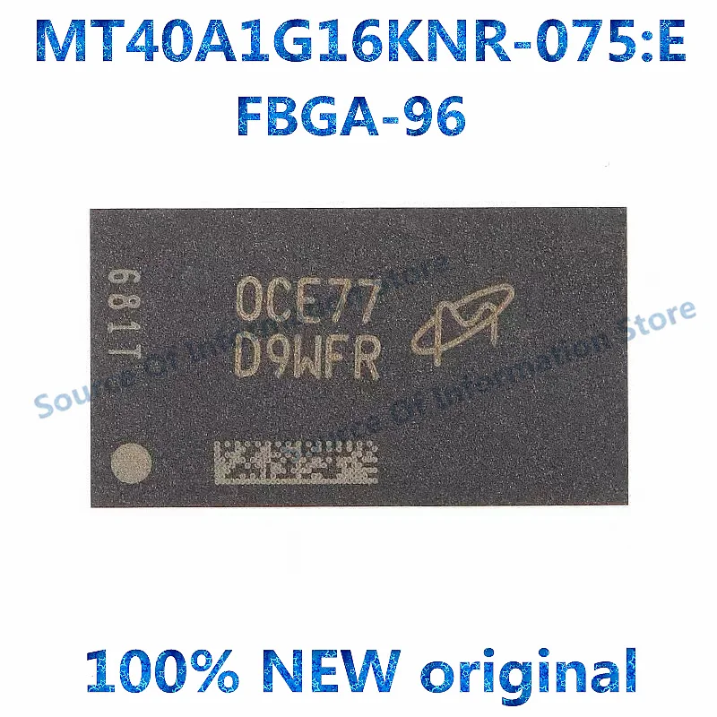 Memory Chip, MT40A1G16KNR-075:E, FBGA-96, 16GB, DDR4 SDRAMN