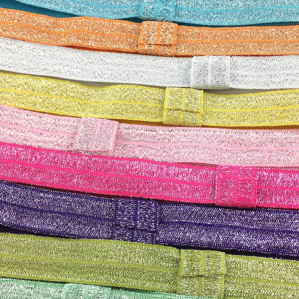 21 stuks babyhoofdband DIY touwset 1,5 cm breed antislip rekbaar nylon materiaal voor pasgeboren peuter meisjes comfortabel dagelijks gebruik