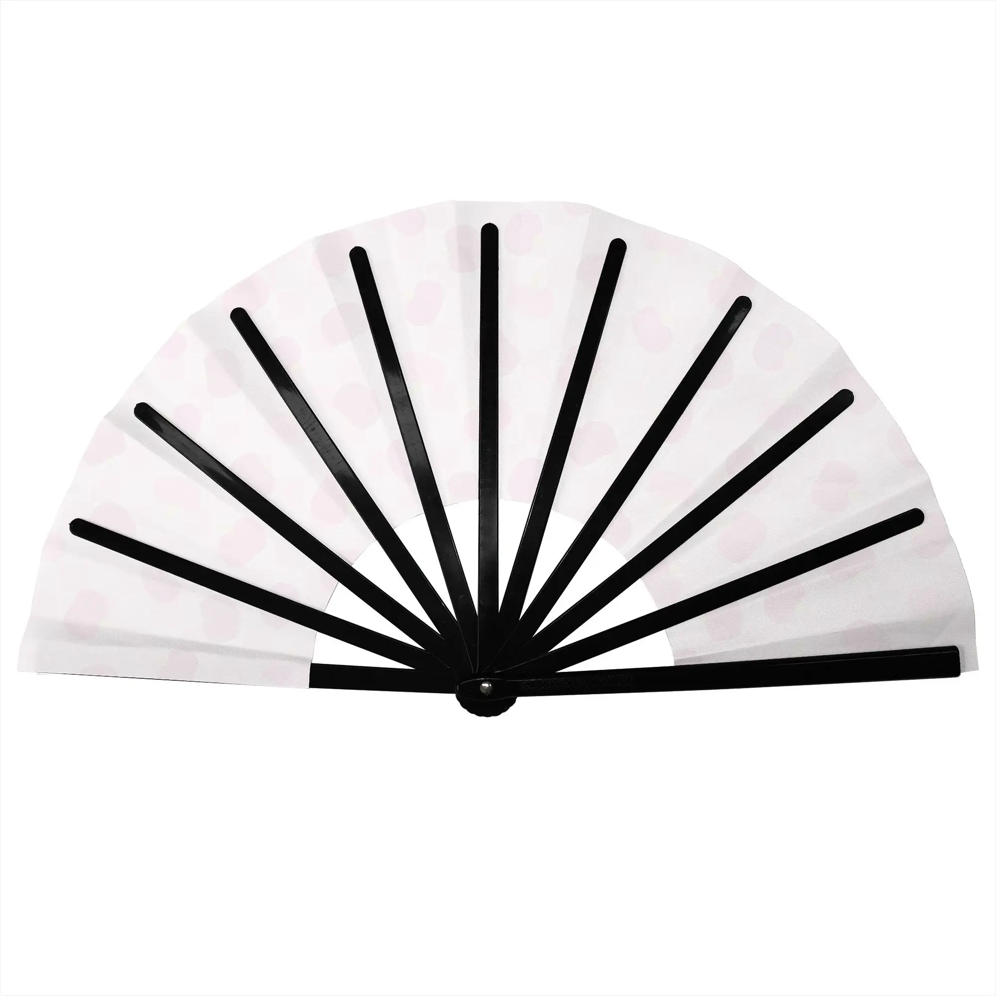 Pumpkin Patch Halloween Bright Pink on Pink Traditional Folding Fan High-Quality Fans Gift Elegant Decorative Hand Fan