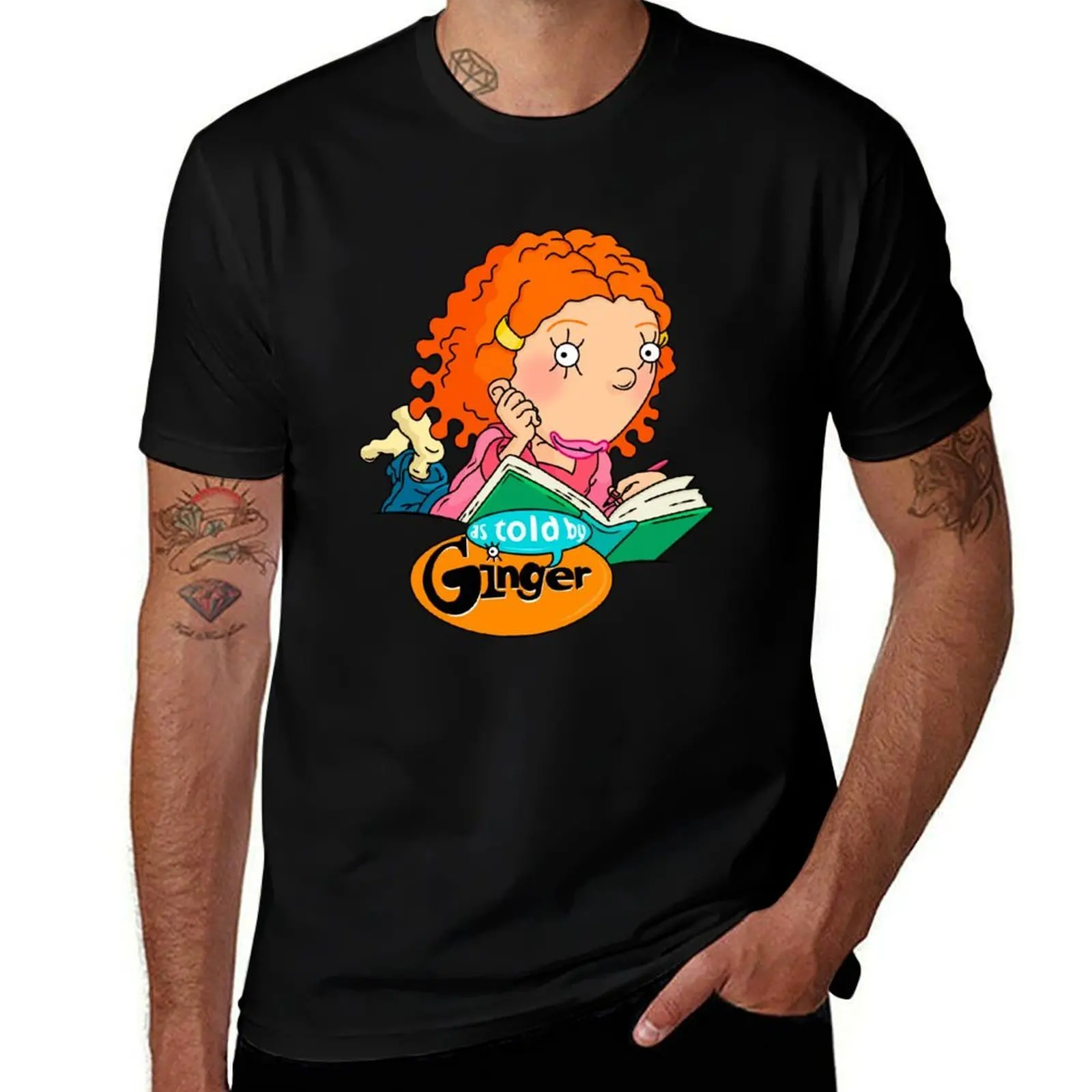 Футболка As Told By Ginger, дешевые вещи, аниме, подарки для парня, забавные футболки для мужчин Футболка As Told By Ginger, дешевые вещи, аниме, подарки для парня, забавные футболки для мужчин