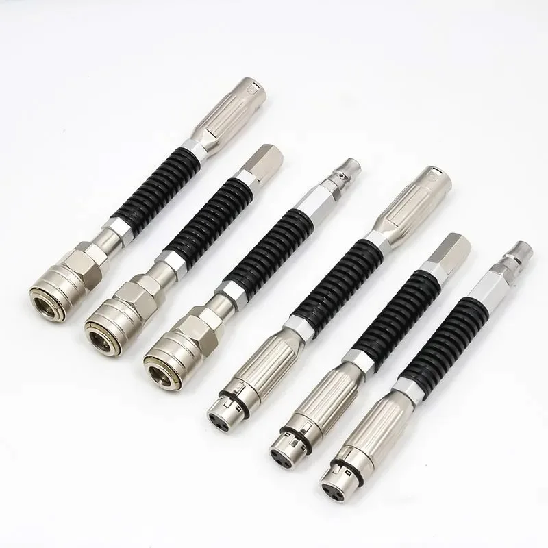 Bendable Spring Connector 3XLR Offset Correction Adapter Telescopic Motor Accessories Replacement American Screw
