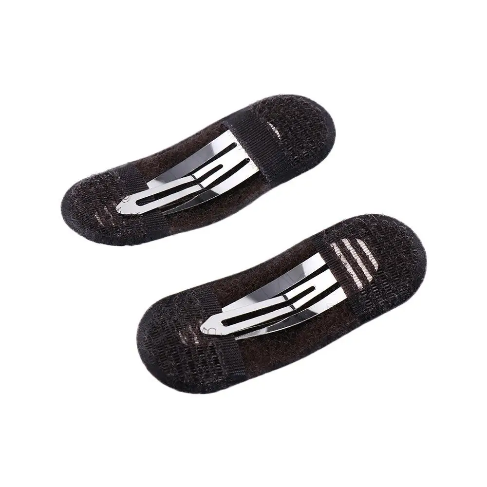 2PCS Hair Pins Coffee Black Styling tools Hair Inserts Bump It Up Hair Clips