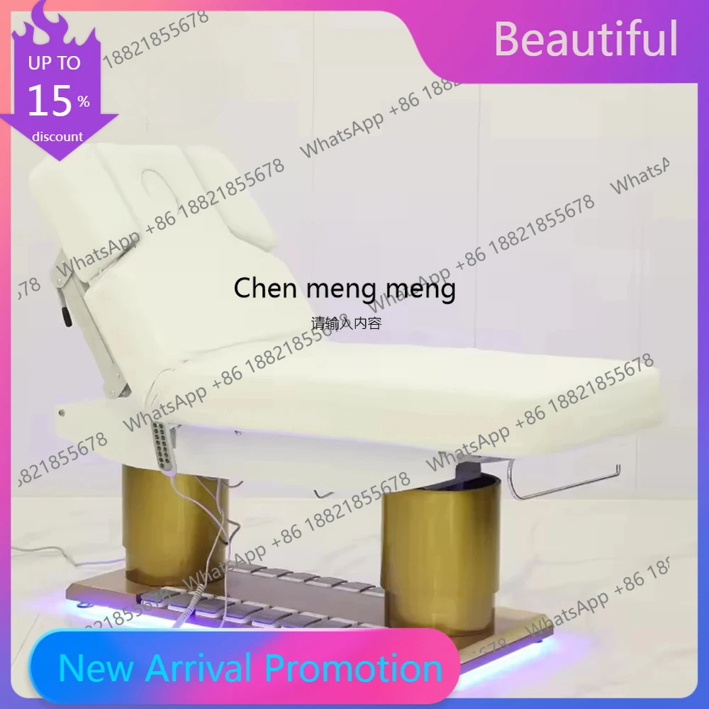 

Multi-function Spa Shop Salon Furniture Modern Folding Electric Salon Metal Facial Beauty Massage Bed