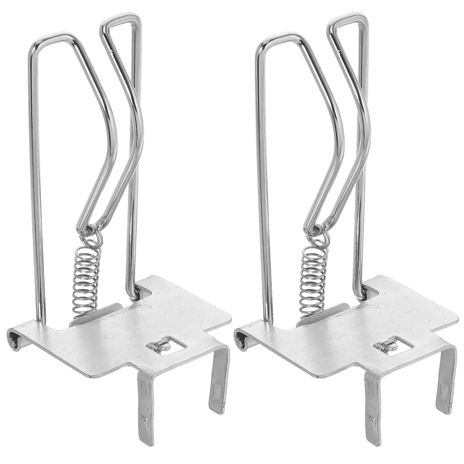 

2 шт. Прочные металлические зажимы для кассовых чеков, держатели для денег для торговых прилавков, экономящие место органайзеры для наличности, инструмент для хранения документов