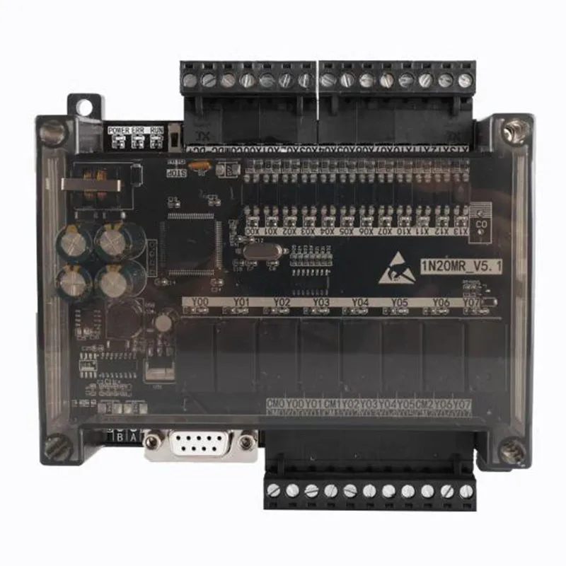 Placa de control PLC STM32F103 FX1N-20MR de 32 bits para relé de 12 entradas y 8 salidas 24 VCC con carcasa