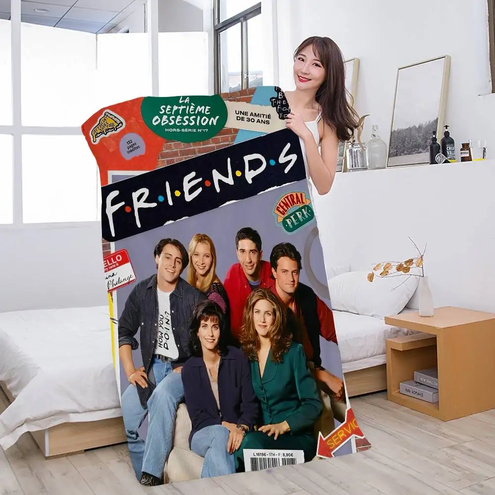 Classic F-Friends TV Show Microfiber Blanket Quick Drying Beach Towels Oversized Printing Super Absorbent Pool Towel Blanket