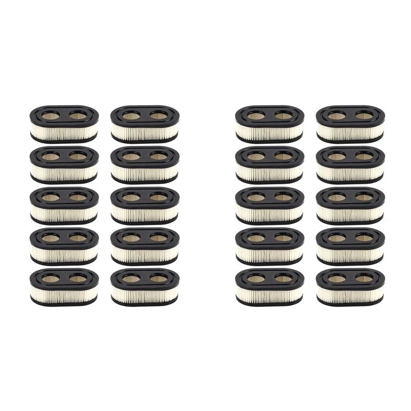 ABRN-20Pcs Lawn Mower Air Filter Fit For Briggs For Stratton 593260/798339 Replacement Engine Element Device Accessory