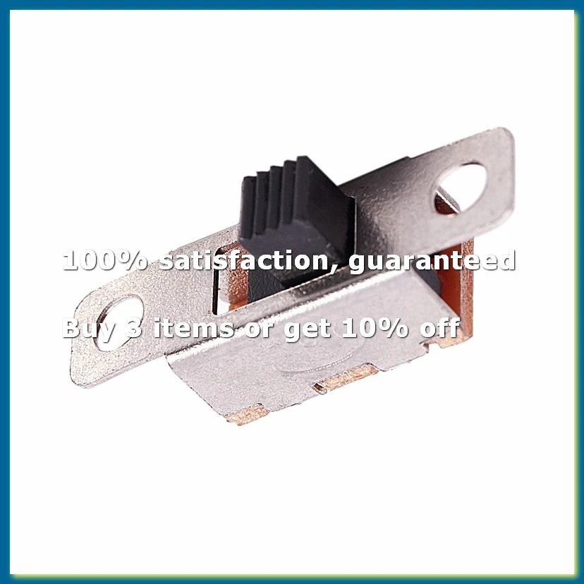 5 Pcs x On-Off 2 Position SPDT 1P2T Panel Mini Slide Switch Solder Lug SS12F15G3-DTA9