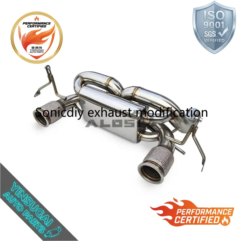 Premium Stainless Catback Exhaust Muffler with Vacuum Valve for Lamborghini Huracan EVO 5.2 2019-2024 Racing Performance Upgrade