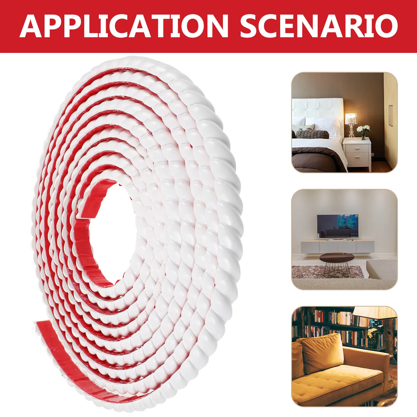 PVC Decorative Self-Adhesive Edging Banding Strip Flexible Peel and Stick Trim for Furniture Cabinet Wall Corner
